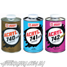 Розчинник BODY 742 ACRYL, екстраповільний, 1л