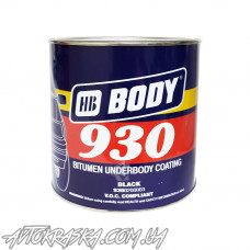 Мастика BODY 930 чорна, 1кг