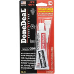 DoneDeal DD6726 Герметик термостойкий силиконовый, красный, 85 г