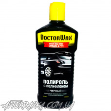 Поліроль с поліфлоном Doctor Wax 8401 чорний 300мл