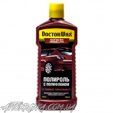 Поліроль с поліфлоном Doctor Wax 8425 темно-червоний 300мл