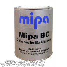 Автоемаль BC Super Mipa нітробаза чорна 1л