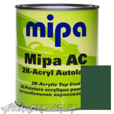 Автоемаль акрилова Mipa 394 Темно зелена 1л без затверджувача