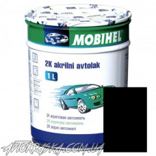 Автоемаль акрилова Mobihel 601 Чорна 0,75л без затверджувача