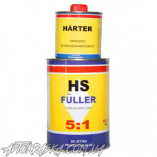 Грунт акриловый HS Fuller 5+1 Moto-Gama, желтый,  0,8 л. + отвердитель 0,16л