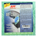 Серветки безпилові з мікрофібри APP "MF Cloth" для полірування зеленІ 3шт