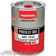 Акриловий грунт Novol PROTECT 300 MS (4:1) червоний 1л без затверджувача