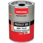 Акриловий грунт Novol PROTECT 300 MS (4:1) чорний 1л без затверджувача