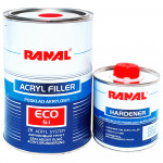 Акриловий грунт RANAL ECO (5:1) червоний 0,75л + затверджувач 0,15л