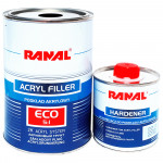 Акриловий грунт RANAL ECO (5:1) чорний 0,75л + затверджувач 0,15л
