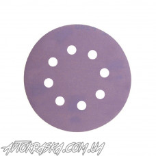 Шлифовальный круг Smirdex 740 пурпурный  8 отверстий P80 Ø125мм