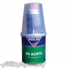 Грунт акриловий SOLID 2К (5+1) сірий, 0.8л + затв 0,16
