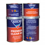 Полиуретановый лак SOLID PREMIUM CLEAR HS (2:1) 1л + отвердитель 0,5л