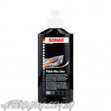 Полироль цветной с воском Sonax NanoPro чёрный 250мл