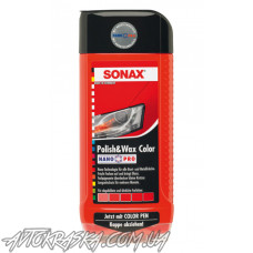 Поліроль з воском Sonax NanoPro червоний 500мл