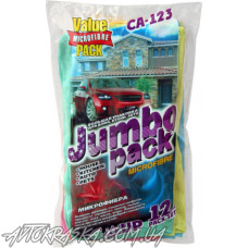 Серветка з мікрофібри CITY UP СА-123 Jumbo Pack, 35х40cм (12 шт.)