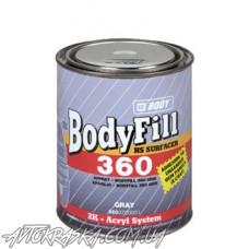 Грунт акриловий BODY 360 сірий 1л + затверджувач 720 0,5л