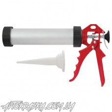 InterTool HT-0025 Пістолет для видавлювання силікону, 225 мм 