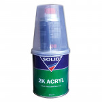 Грунт акриловий SOLID 2К (4+1) сірий, 1л + затверджувач 0,25