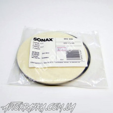 Полірувальний круг для скла Sonax d125мм на липучці 2шт