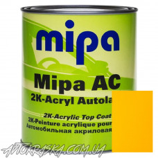 Автоемаль акрилова Mipa 1035 Жовта 1л без затверджувача