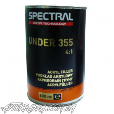 Грунт акриловий Novol SPECTRAL UNDER 355 FLEX 4+1 сірий 0,8л без затверджувача