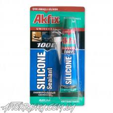 Герметик силіконовий Akfix (100Е), білий 50мл.
