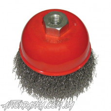 InterTool ВТ-1085 Щітка чашеобразна дротяна, 85 мм 