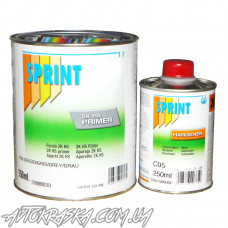 Грунт-заполнитель Sprint (полиуретановый), графит F10 + отвердитель С05