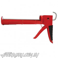 InterTool НT-0023 Пистолет для выдавливания силикона с обрезин. рукояткой 
