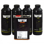 Захисне покриття U-pol Raptor 2К чорне RLB/S4 4л + затверджувач 1л