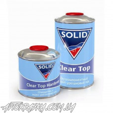 Лак акриловий SOLID Clear Top MS (2:1) 1л + затверджувач 0,5