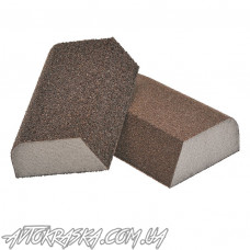 Абразивна губка Smirdex Комбі (Combi) 4х4 coarse (груба) 100х70х25мм