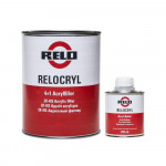 Акриловий грунт RELO Relocryl (Mipa) HS (4:1) графіт 1л + затверджувач 0,25л